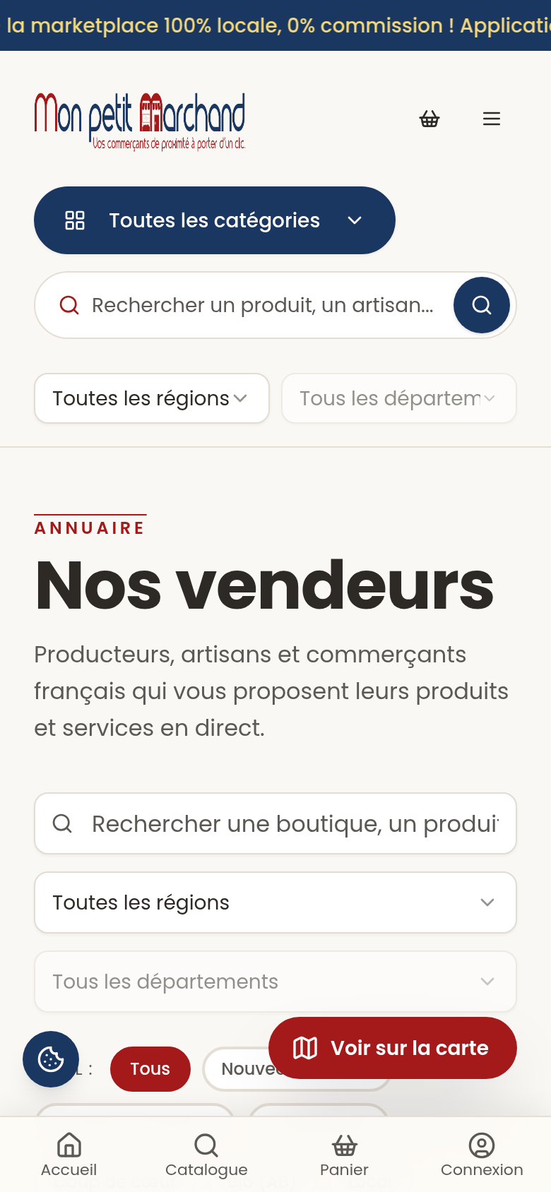 Annuaire des vendeurs